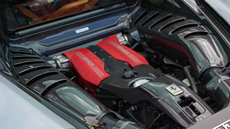 Photo of Capristo Engine Compartment Side Covers in Carbon Fibre (Spider) for the Ferrari 458 Italia/Spider - Image 6